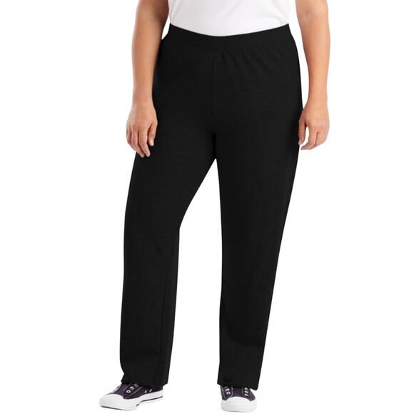 [B10] Hanes Just My Size EcoSmart Women's Fleece Sweatpants, Open Leg, 28.5" - Picture 1 of 3